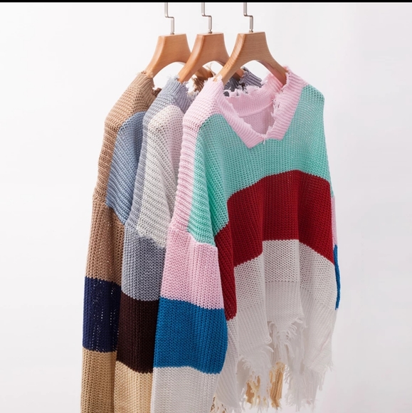 Ragged Point Distressed Sweater - Picture 6 of 7